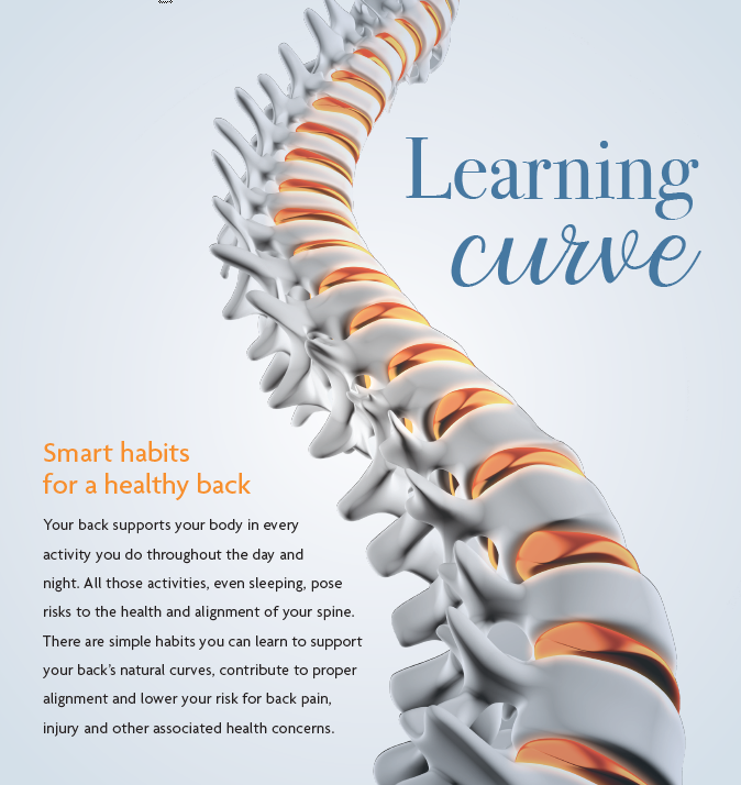 Learning Curve for a healthy back image